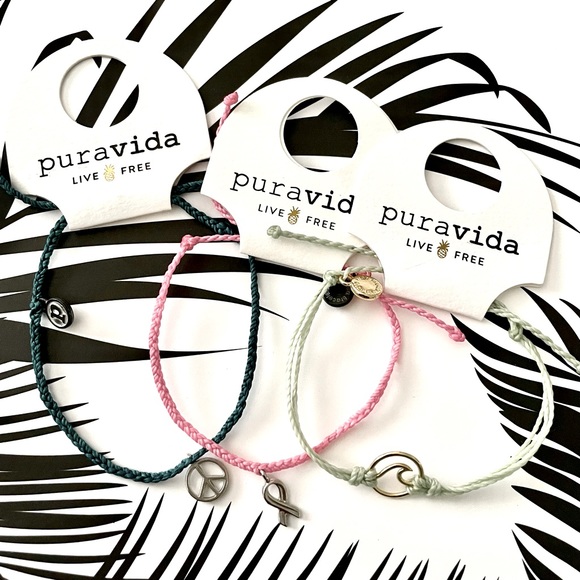 Pura Vida Jewelry - [pura vida] 3 Bracelets with Charms